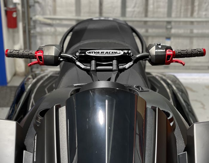 RIVA ヤマハ ビレットコントロールレバーセット YAMAHA 2021- GP / VX / FX リバレーシング RY24160-RCL