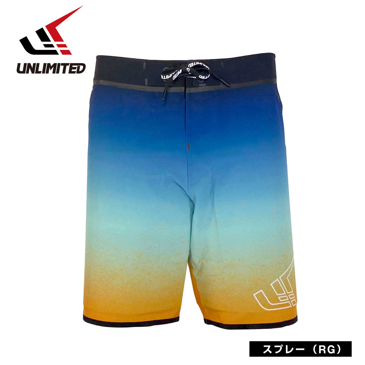 2025新作 UNLIMITED ボードショーツ ハーフパンツ サーフィン マリンスポーツ 水上バイク ジェットスキー UBS0630RG