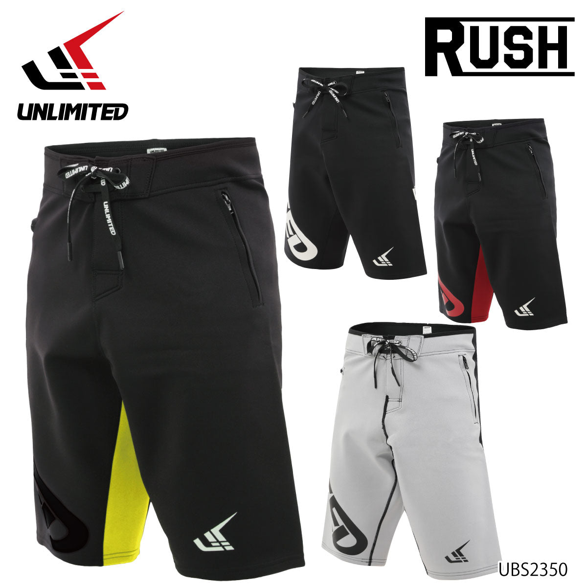 UNLIMITED Neo Board Shorts NEO LIGHT SHORTS Wet Material Jet Surfing Marine Sports UBS2350