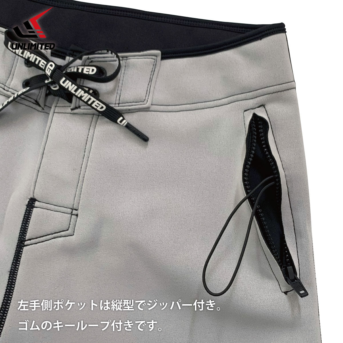UNLIMITED Neo Board Shorts NEO LIGHT SHORTS Wet Material Jet Surfing Marine Sports UBS2350