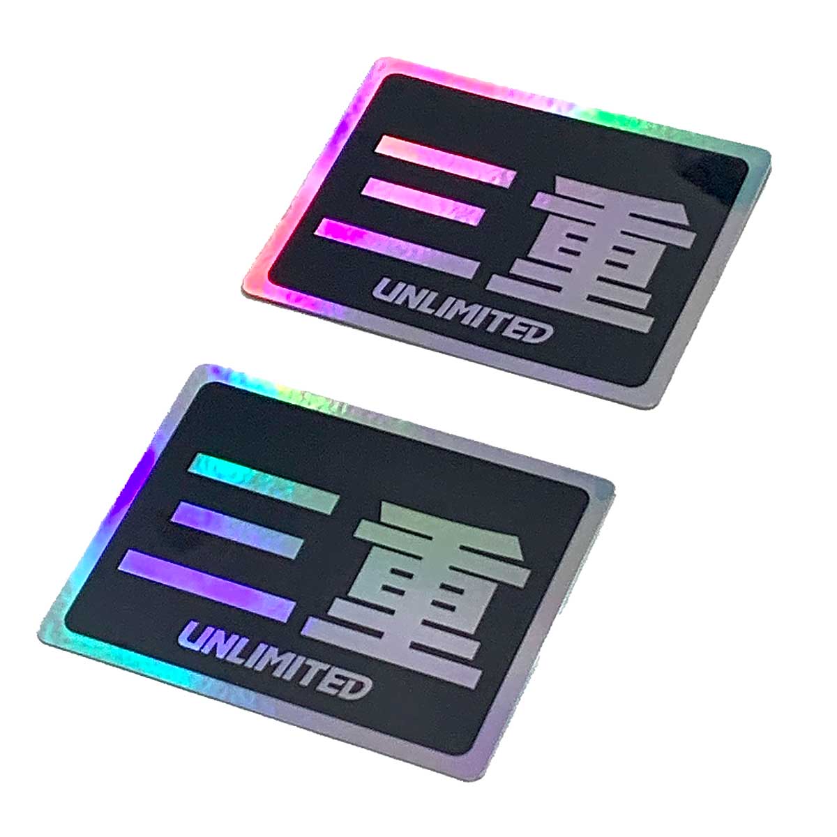 Registration by prefecture UNLIMITED Sticker Prefecture name Sticker Hologram