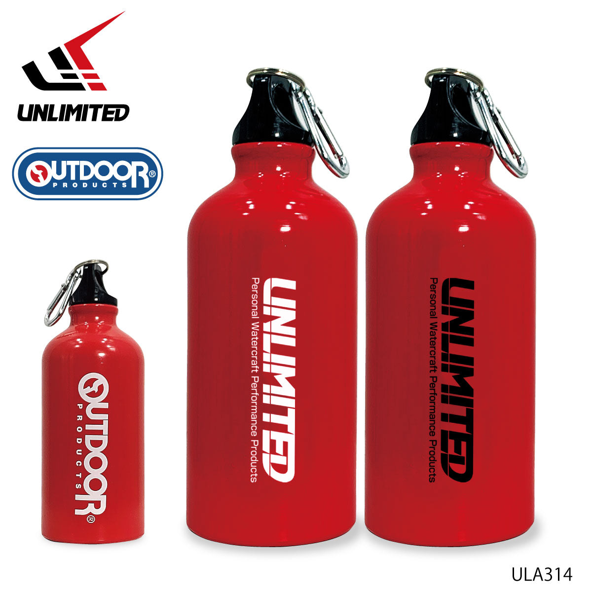 OUTDOOR Outdoor Collaboration Aluminum Bottle 500ml ULA314 UNLIMITED My Bottle Water Bottle Unlimited Famous Brand Collaboration