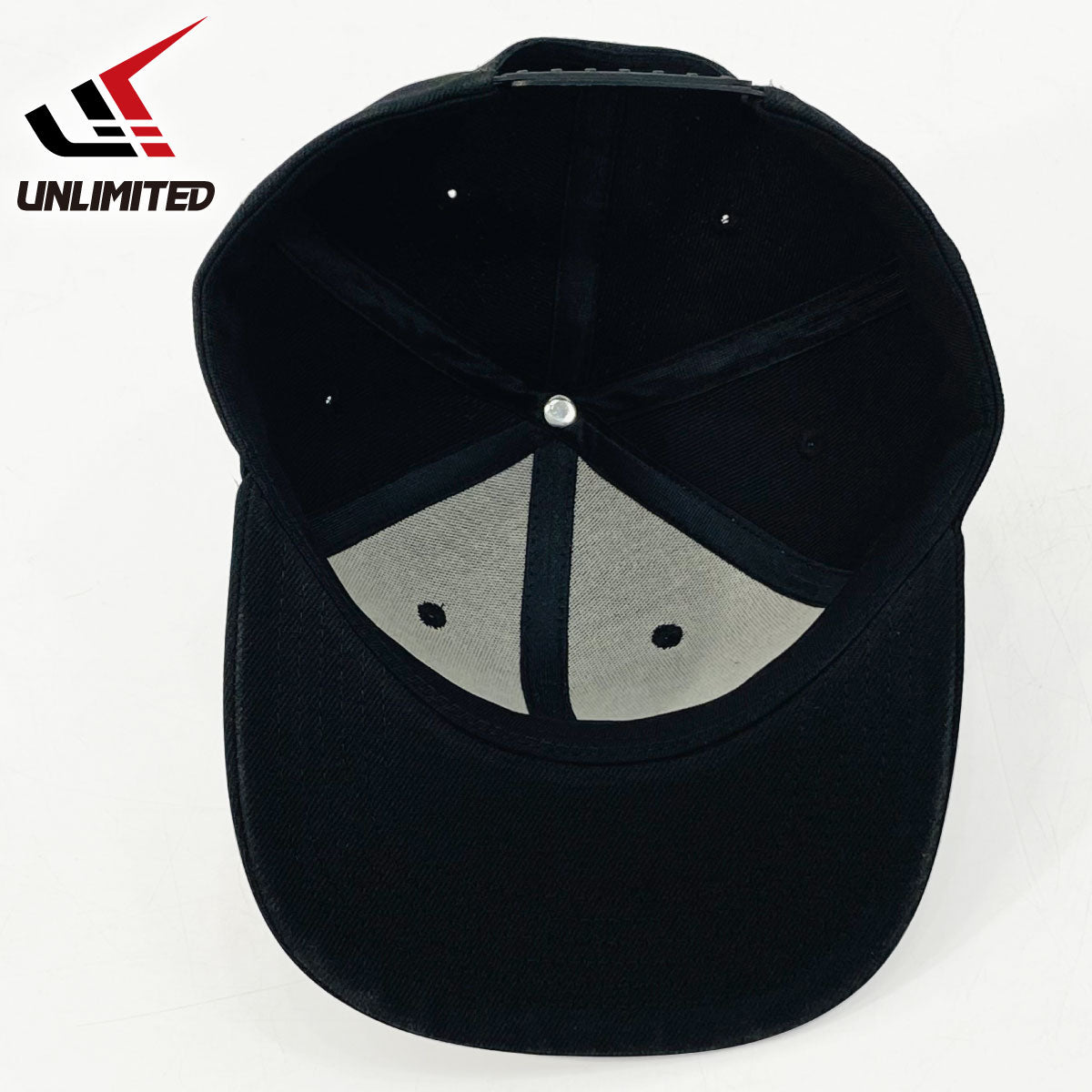 UNLIMITED LOGO CAP ブランドロゴ キャップ 帽子 ブラック フラット UVケア サポート ULC0651
