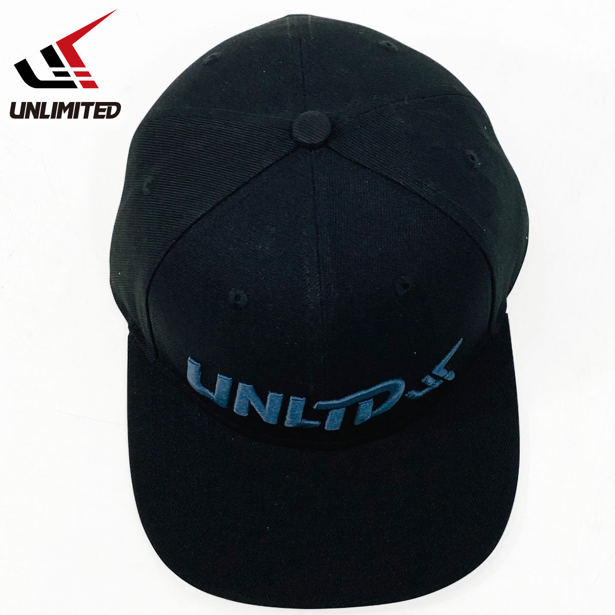 UNLIMITED LOGO CAP ブランドロゴ キャップ 帽子 ブラック フラット UVケア サポート ULC0651