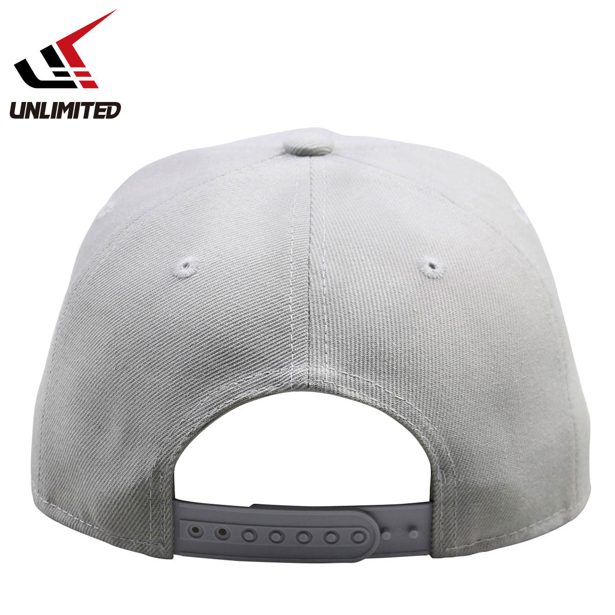 UNLIMITED LOGO CAP ブランドロゴ キャップ 帽子 グレー フラット UVケア サポート ULC0652