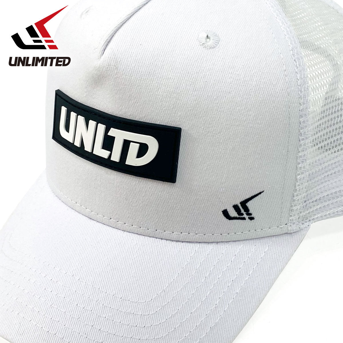 UNLIMITED LOGO CAP ブランドロゴ キャップ 帽子  ホワイト UVケア サポート ULC0653