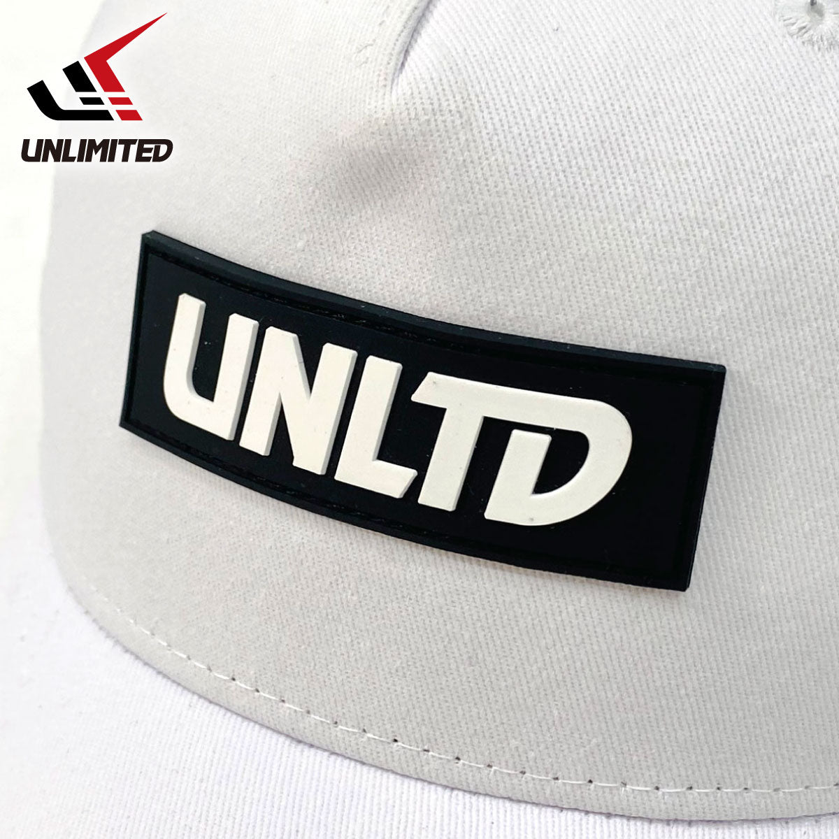 UNLIMITED LOGO CAP ブランドロゴ キャップ 帽子  ホワイト UVケア サポート ULC0653