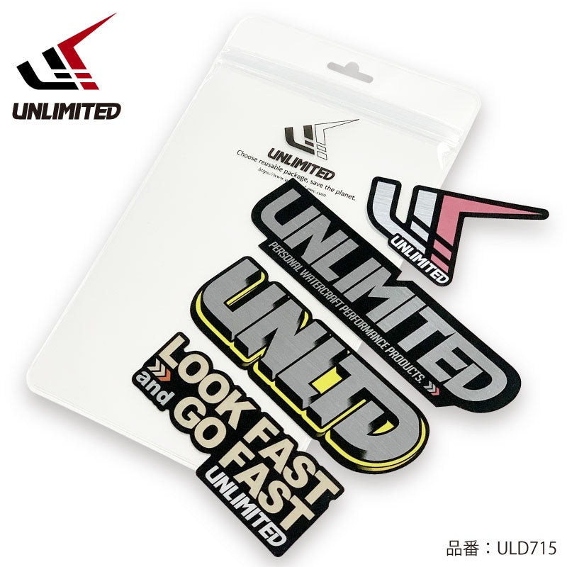 UNLIMITED Sticker Kit Jet Ski Personal Watercraft JETSKI Unlimited ULD715-1