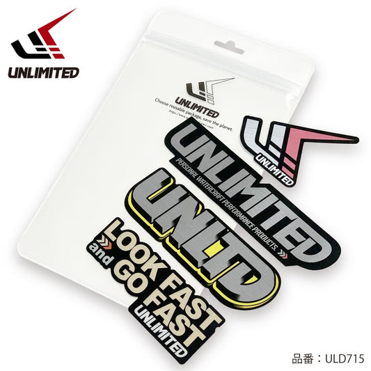 UNLIMITED Sticker Kit Jet Ski Personal Watercraft JETSKI Unlimited ULD715-1