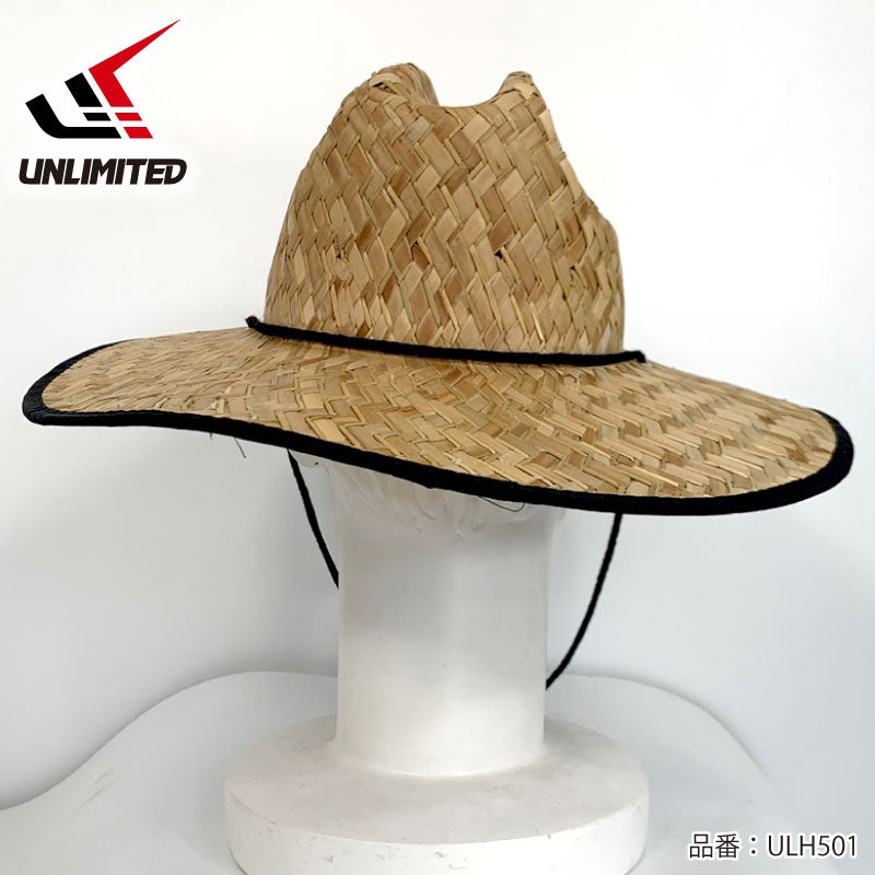 UNLIMITED ストローハット 麦わら帽子 ストラップ UVケア アンリミテッド ULH501