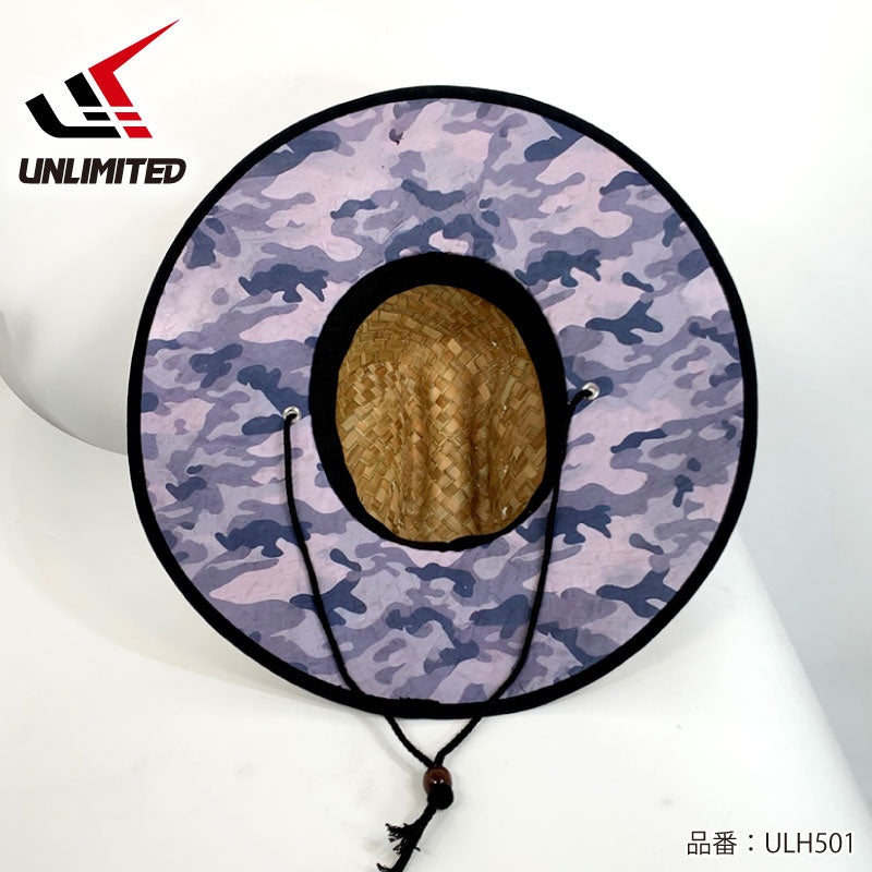 UNLIMITED ストローハット 麦わら帽子 ストラップ UVケア アンリミテッド ULH501