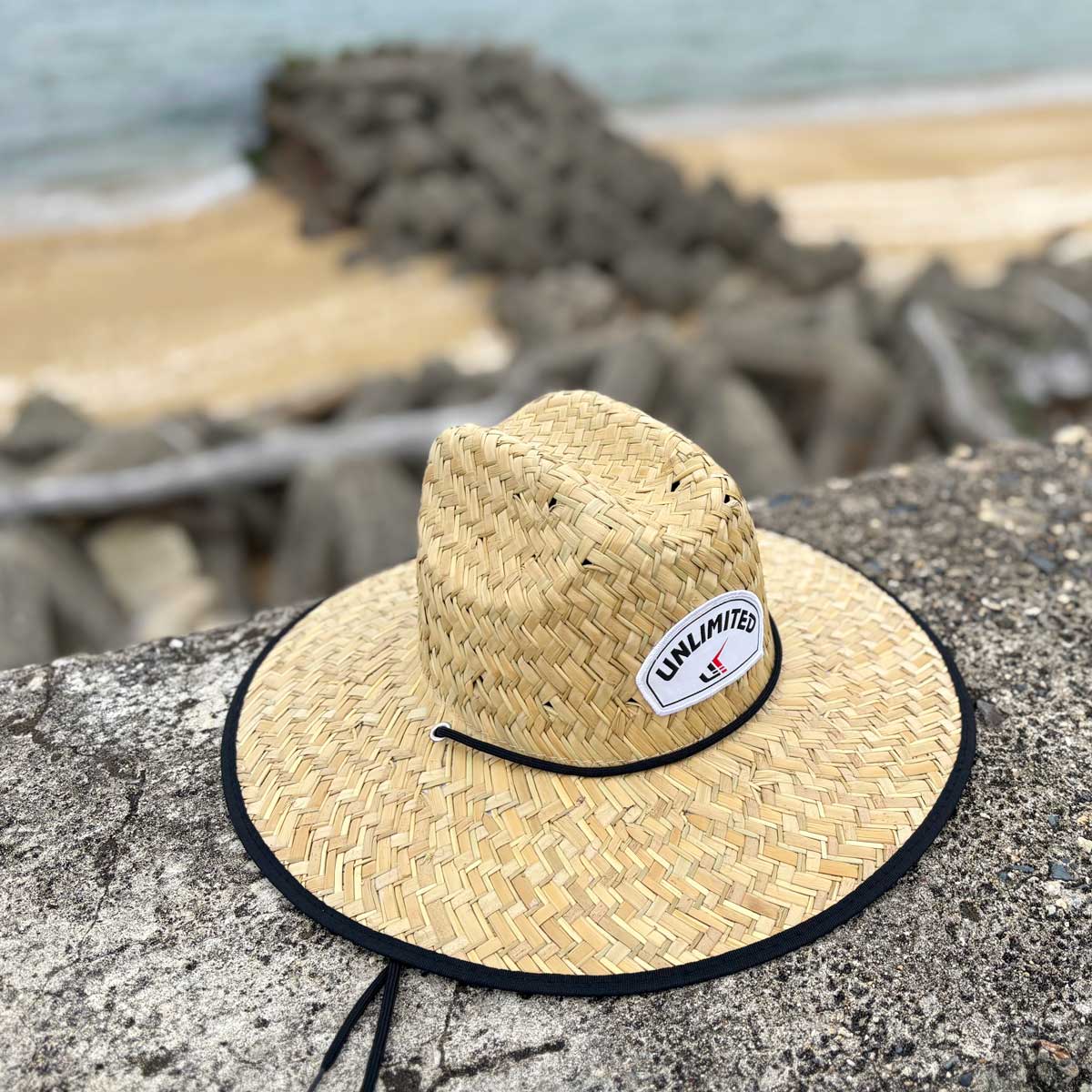 Sold out UNLIMITED Straw Hat Straw Hat Strap UV Care Unlimited ULH501
