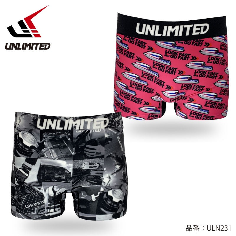 UNLIMITED アンリミテッド ボクサーパンツ ストレッチ メンズ トランクス パンツ 下着 ウエットスーツ アウトドア