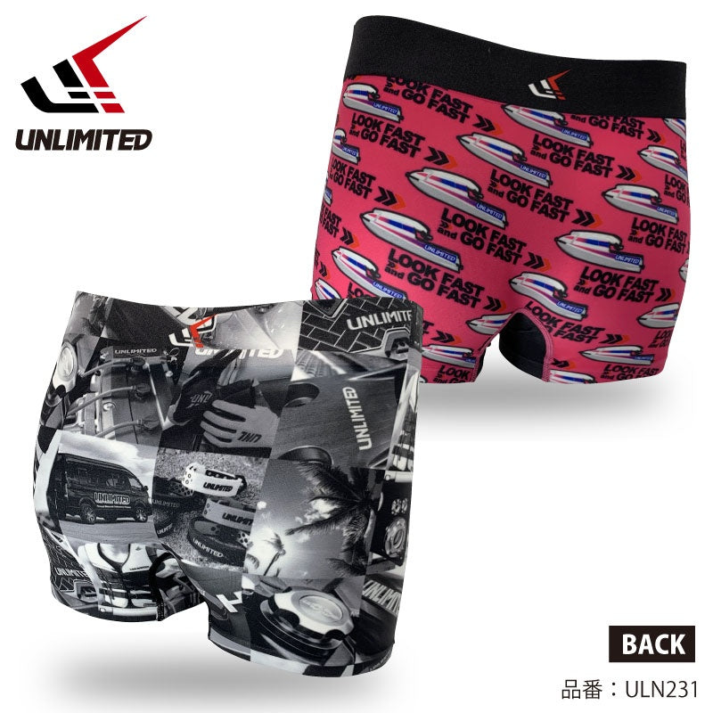 UNLIMITED アンリミテッド ボクサーパンツ ストレッチ メンズ トランクス パンツ 下着 ウエットスーツ アウトドア