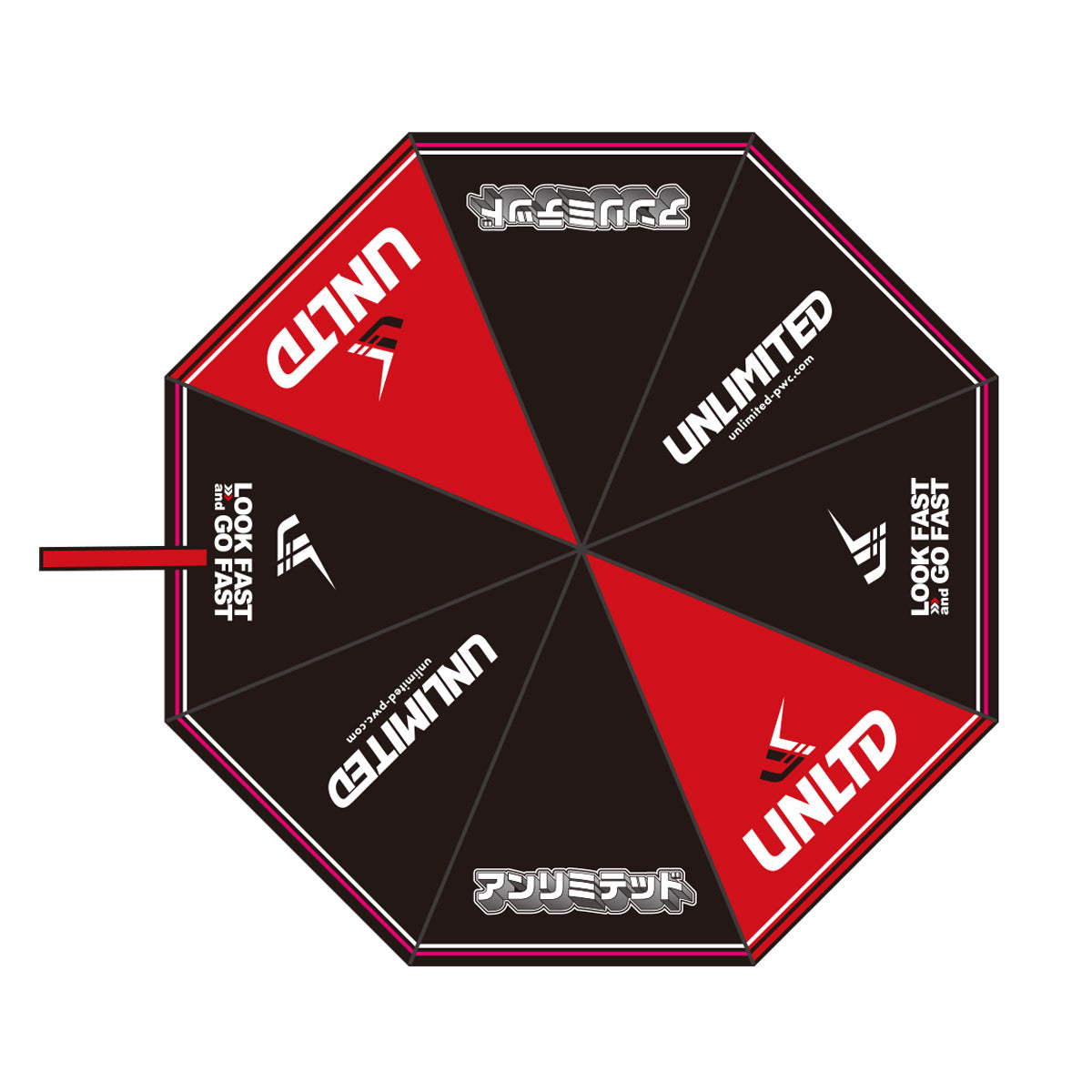 UNLIMITED レーシングパラソル スポーツパラソル 日傘 雨傘 晴雨兼用 ジェットスキー アンリミテッド ULP071P 2026新作
