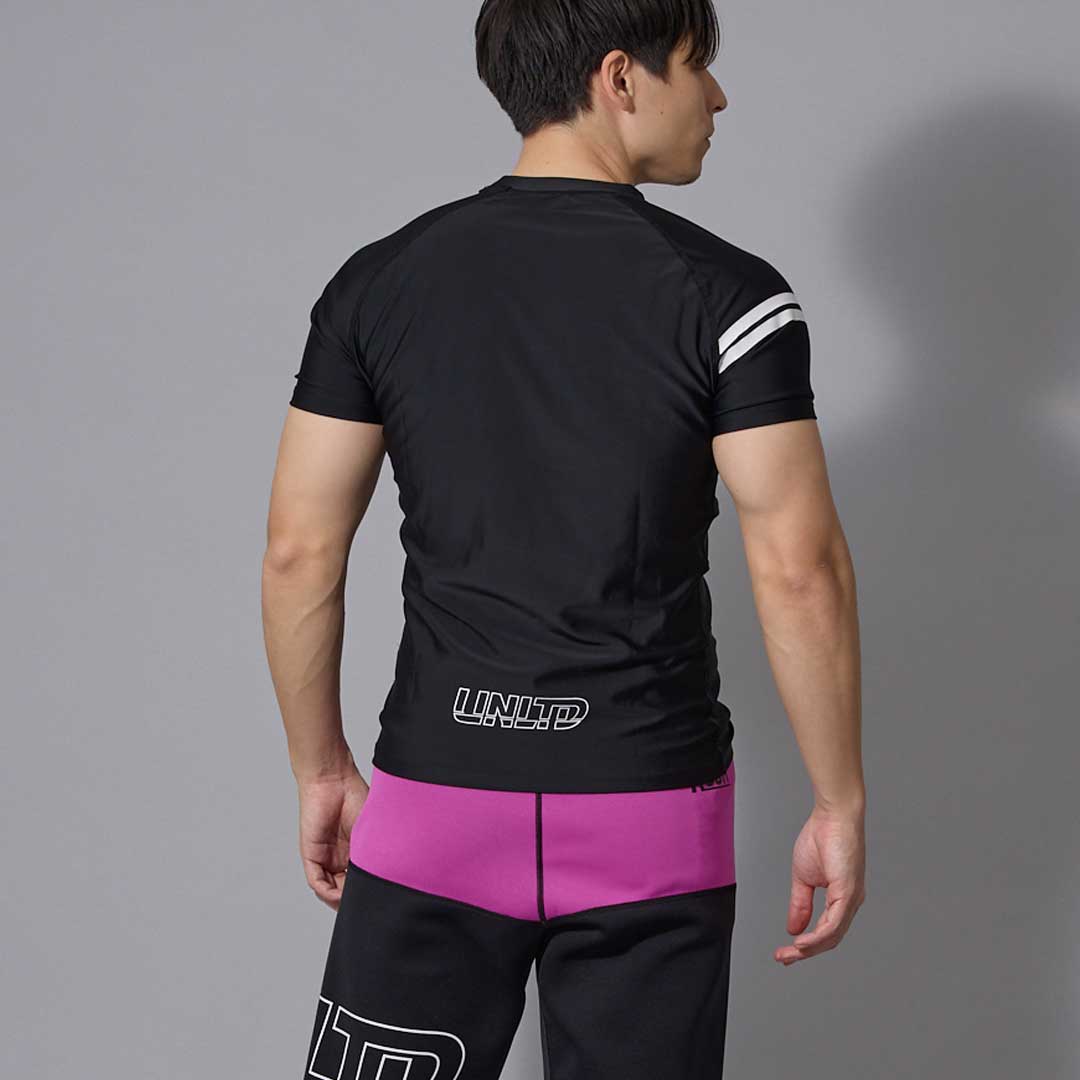 UNLIMITED ラッシュガード HYDRO RASH GUARD 半袖 紫外線対策 ショートスリーブ 水上バイク ULR0622