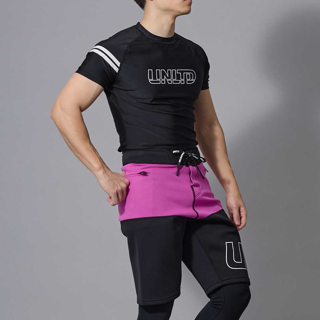 UNLIMITED ラッシュガード HYDRO RASH GUARD 半袖 紫外線対策 ショートスリーブ 水上バイク ULR0622