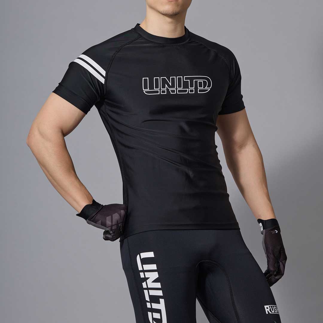 UNLIMITED ラッシュガード HYDRO RASH GUARD 半袖 紫外線対策 ショートスリーブ 水上バイク ULR0622