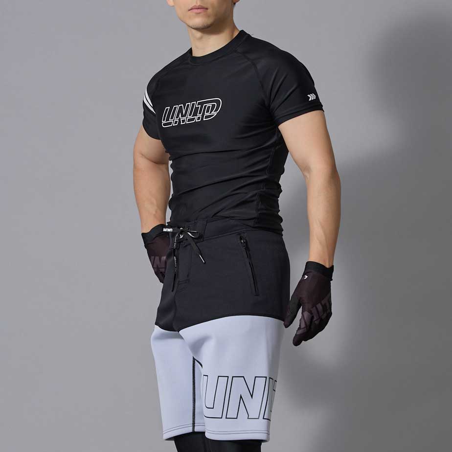 UNLIMITED ラッシュガード HYDRO RASH GUARD 半袖 紫外線対策 ショートスリーブ 水上バイク ULR0622