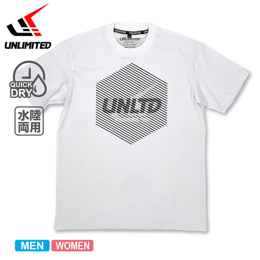 【20%ОFF】UNLIMITED ハイブリッド ハイドロTシャツ メンズ アンリミテッド UV TEE 50+ UPF プール SUP 紫外線防止 ULU234