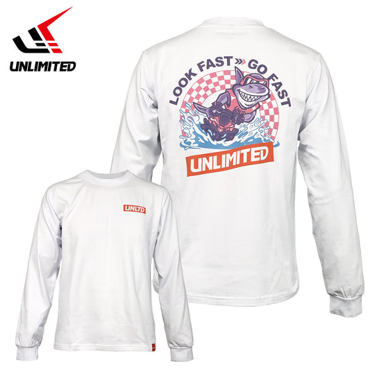 UNLIMITED ハイブリッドTシャツ 長袖 メンズ レディース SHARK アンリミテッド ULU2622 2026新作