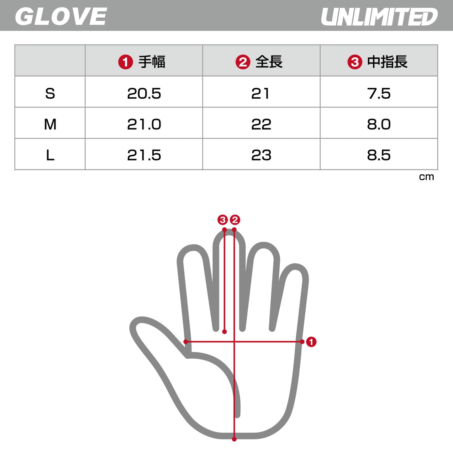 UNLIMITED ULTIMATE GLOVE アルティメット レース グローブ手袋 アンリミテッド ULG56