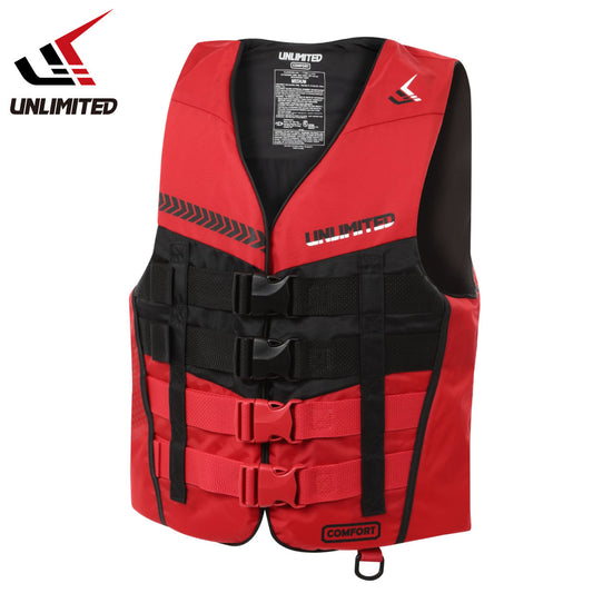【20%ОFF】UNLIMITED COMFORT ライフジャケット メンズ ジェットスキー ナイロンベスト 小型特殊 JCI予備検 UV2202