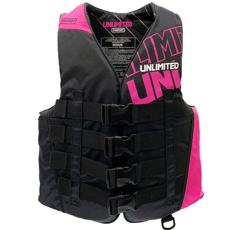 UNLIMITED COMFORT Life Jacket for Men, Jet Ski, Life Vest, Nylon, Unisex, Small Special, JCI Preliminary Inspection, USCG UV2302