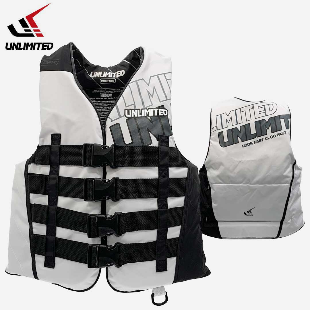 UNLIMITED COMFORT Life Jacket for Men, Jet Ski, Life Vest, Nylon, Unisex, Small Special, JCI Preliminary Inspection, USCG UV2302