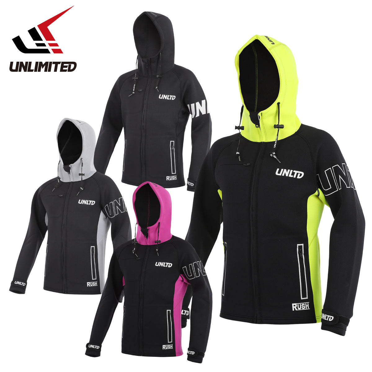 UNLIMITED RUSH TOUR COAT ツアーコート マリンコート ユニセックス 水上バイク ジェットスキー  ネオプレン マリンスポーツ アウトドア UWC0615