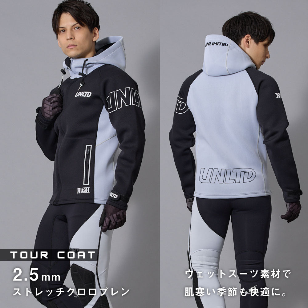 UNLIMITED RUSH TOUR COAT ツアーコート マリンコート ユニセックス 水上バイク ジェットスキー  ネオプレン マリンスポーツ アウトドア UWC0615