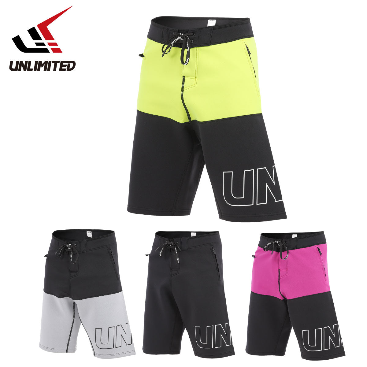 UNLIMITED  ネオフレックスボードショーツ NEO FLEX BOARD SHORTS ウエット素材 ジェットスキー 水上バイク サーフィン マリンスポーツ UWH0613
