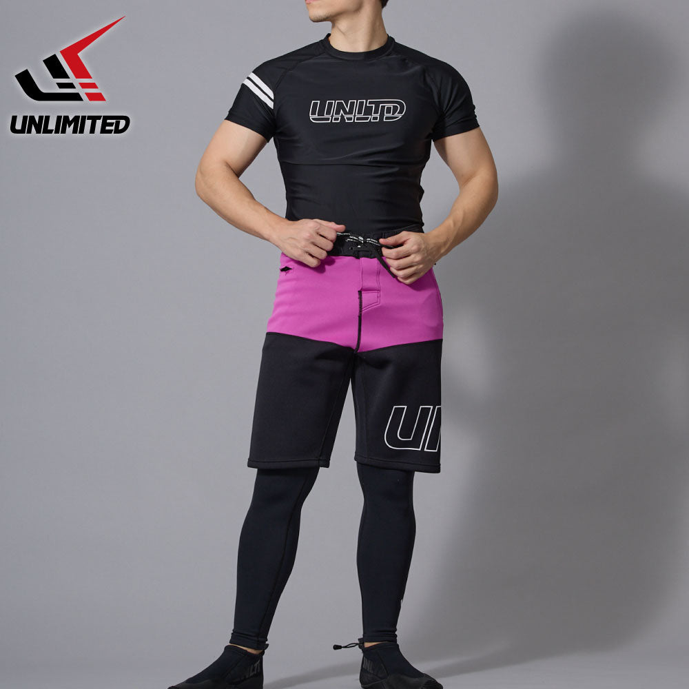 UNLIMITED  ネオフレックスボードショーツ NEO FLEX BOARD SHORTS ウエット素材 ジェットスキー 水上バイク サーフィン マリンスポーツ UWH0613