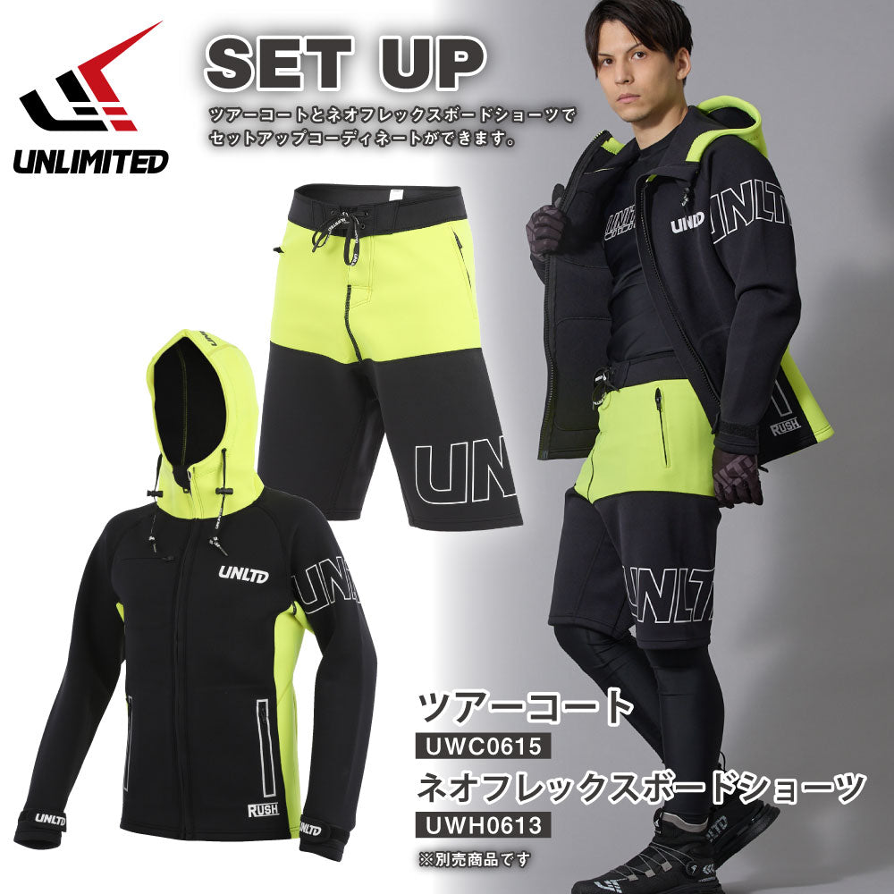 UNLIMITED  ネオフレックスボードショーツ NEO FLEX BOARD SHORTS ウエット素材 ジェットスキー 水上バイク サーフィン マリンスポーツ UWH0613