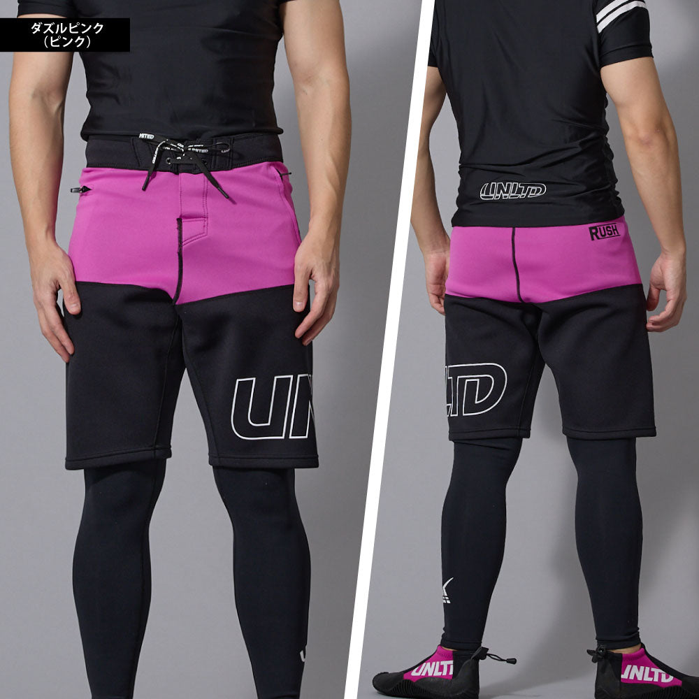 UNLIMITED  ネオフレックスボードショーツ NEO FLEX BOARD SHORTS ウエット素材 ジェットスキー 水上バイク サーフィン マリンスポーツ UWH0613
