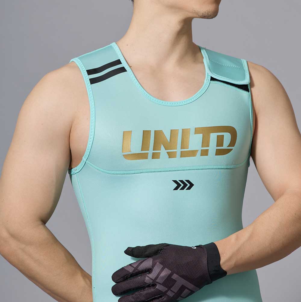 2025新作 UNLIMITED RUSH ロングジョン ウェットスーツ メンズ ジェットスキー パッド付 マリンスポーツ 水上バイク ジェットスキー UWJ0610