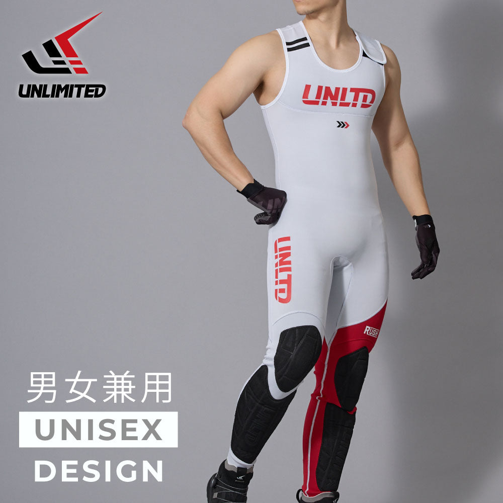 2025新作 UNLIMITED RUSH ロングジョン ウェットスーツ メンズ ジェットスキー パッド付 マリンスポーツ 水上バイク ジェットスキー UWJ0610