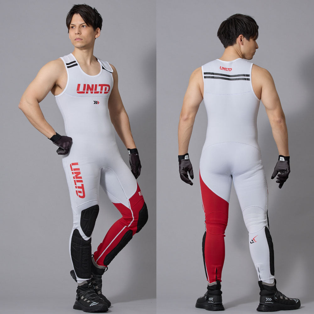 2025新作 UNLIMITED RUSH ロングジョン ウェットスーツ メンズ ジェットスキー パッド付 マリンスポーツ 水上バイク ジェットスキー UWJ0610