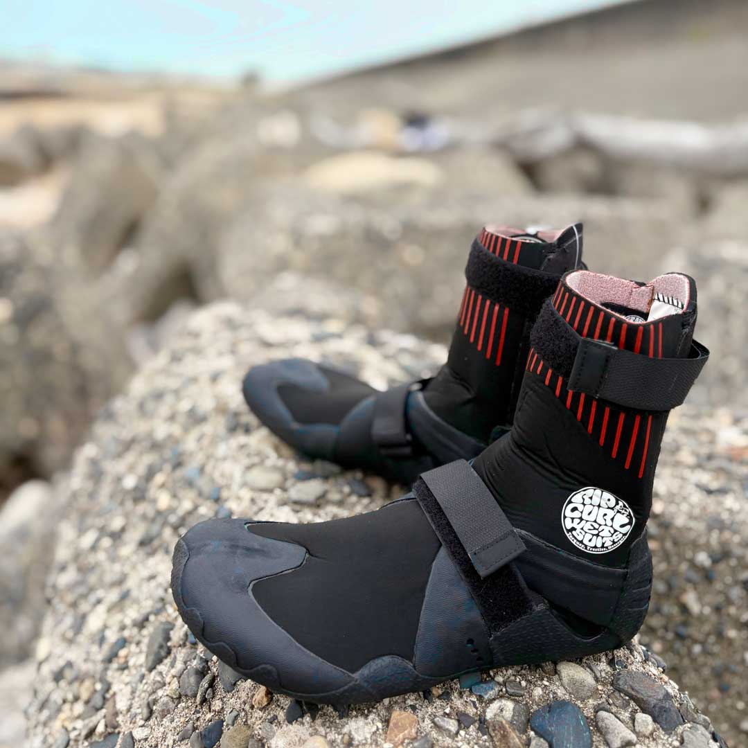 RIPCURL FBOMB 3mm WBO1HF Surf Boots, Autumn/Winter, Cold Protection, Belt Type, Surfing, Marine Sports