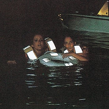 2 pieces of reflective tape for life jackets