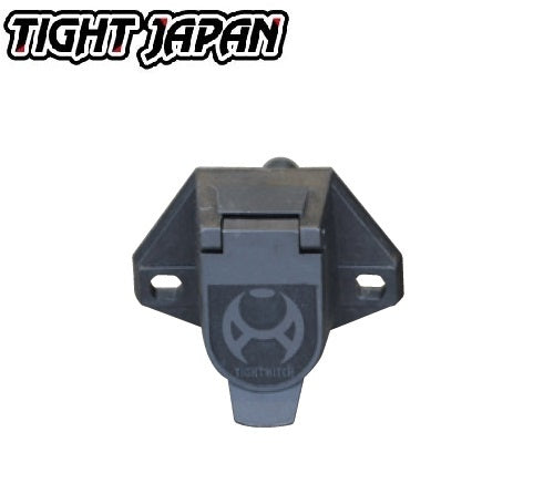 TIGHTJAPAN Electric wiring 7-pole coupler Vehicle side (black resin) Trailer parts MAX trailer 0102-03