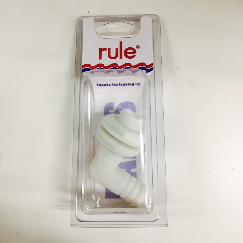 ビルジポンプ ホース用 スルハル エルボー L型 ホワイト 19mmホース用 01661