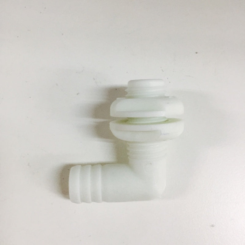 ビルジポンプ ホース用 スルハル エルボー L型 ホワイト 19mmホース用 01661