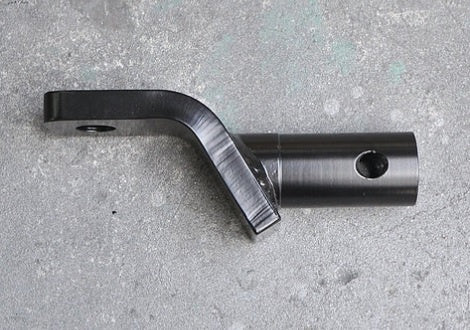 Hitch Ball Mount Slant Type Low Type Steel Round Pipe Black Length 175mm Rise 50mm TIGHTJAPAN 0208-11