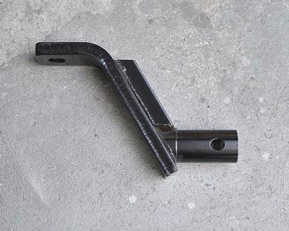 Hitch Ball Mount Slant Type Long Steel Round Pipe Black Length 240mm Rise 150mm TIGHTJAPAN 0208-13