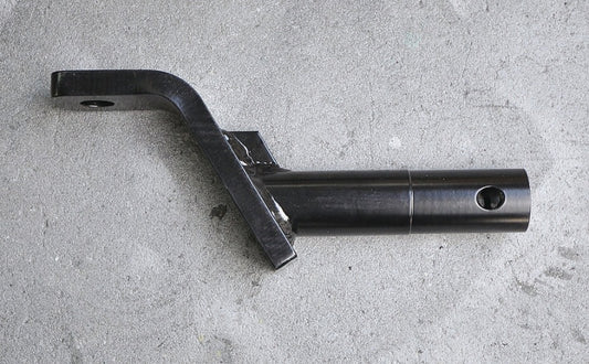 Hitch Ball Mount Slant EX Type Steel Round Pipe Black Length 300mm Rise 110mm TIGHTJAPAN 0208-15