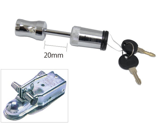 Coupler Lock Key Steel Safety Parts Chrome Plated Key Tow Vehicle Trailer Parts Boat Trailer 045605