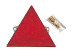 Solex Triangular Reflector Reflector Left and Right Mounting Holes Lights Trailer Parts Boat Trailer ST-015