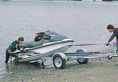 【送料別途品】トレーラースロープレール 軽トレーラー用 J-2000 ファクトリーゼロ 日本製 牽引車