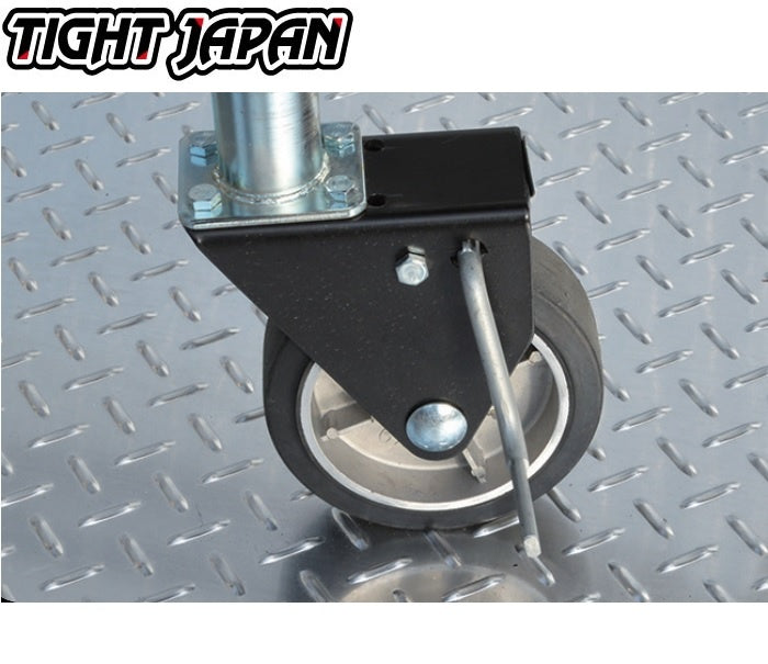 TIGHTJAPAN Steel Stopper Trailer Jack Tire & Base 0702-01 TIGHTJAPAN Boat Trailer Trailer Parts